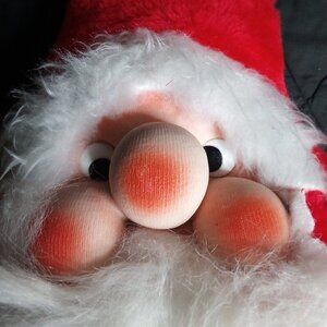 Vintage 80s Rennoc Santakins Santa Claus Plush Toy 16"